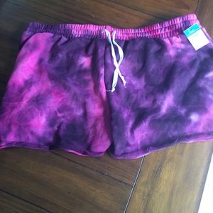 Tye-Dyed Terry Shorts